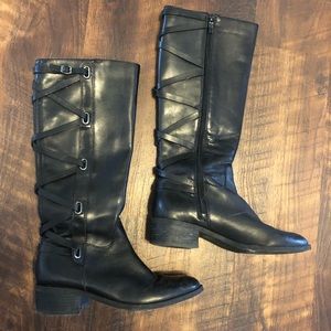 BCBGeneration Shoes - BCBG Black Leather Boots 7.5 BCBGeneration Shoes - BCBG Black Leather Boots 7.5